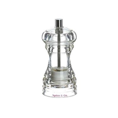 Bisetti Spice&co Tuz ve Akrilik Karabiber Değirmeni, 11.5 cm - 1