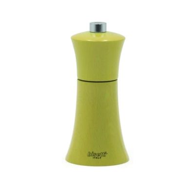 Bisetti Verona Tuz Değirmeni, 13 cm, Doğal Ahşap, Açık Yeşil - 1