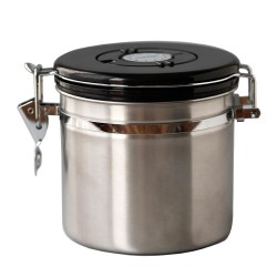 Black Goat Coffee Storage Container with Valve, 1.2 L - Black Goat