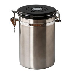 Black Goat Coffee Storage Container with Valve, 1.8 L - Black Goat