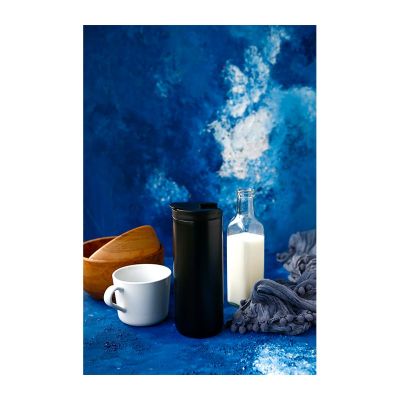 Black Goat M3 Çift Cidarlı Termos Mug, 500 ml, Siyah - Black Goat