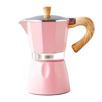 Black Goat Moka Pot, 6 Cup, Pembe - 1