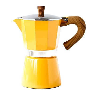 Black Goat Moka Pot, 6 Cup, Sarı - Black Goat