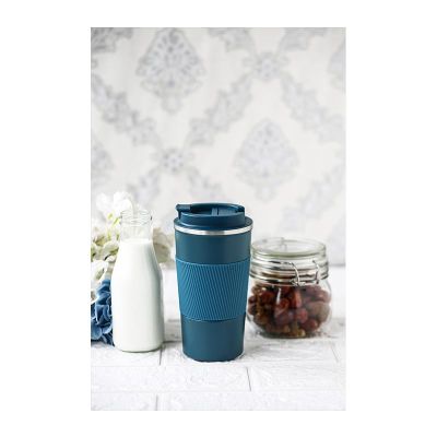 Black Goat Termos Mug, 500 ml, Mavi - 4