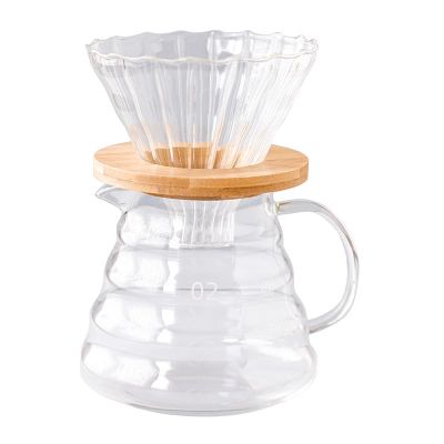 Black Goat V60 02 Cam Dripper, Şeffaf - Black Goat