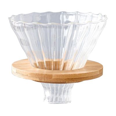 Black Goat V60 02 Glass Dripper, Clear - Black Goat