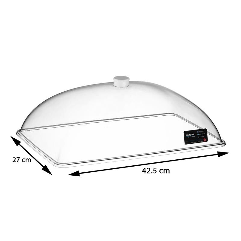 Bora Crystal Fan Angular Cover, 27x42.5 cm - Bora Plastik