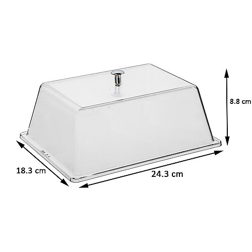 فأس Bora Plastik، بولي كربونات، 24 × 18.3 مم - 2