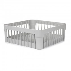 Bora Plastik Bulaşık Yıkama Basketi, 40x40x15 cm, Gri - Bora Plastik