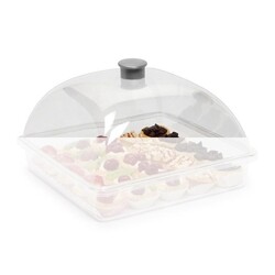 Bora Plastik Cake Pan Lid, Square, Small, Polycarbonate - Bora Plastik