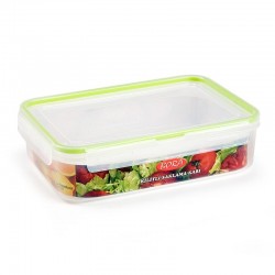 Bora Plastik Click Rectangular Storage Container, 2.1 L - Bora Plastik