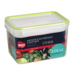 Bora Plastik Click Rectangular Storage Container, 3.05 L - Bora Plastik