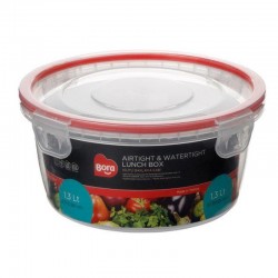 Bora Plastik Круглый контейнер для хранения Click, 1,3 л - Bora Plastik