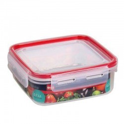 Bora Plastik Click Square Storage Container, 700 ml - Bora Plastik