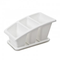 Bora Plastik Настольный держатель для ложек с подносом, 14x22x12 см - Bora Plastik
