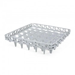 سلة غسيل الأكواب Bora Plastik، 36 حجرة، 50 × 12.5 سم - Bora Plastik