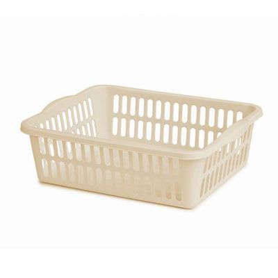 Bora Plastik Desenli Meyve Sepeti No:0, 26.5x8.5 cm, Krem - 1
