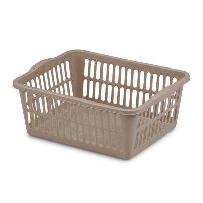 Bora Plastik Desenli Meyve Sepeti No:1, 26.5x10.5 cm, Bej - 1
