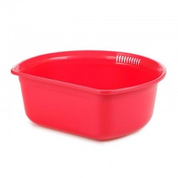 Bora Plastik Dish Basin, No: 1, 6 L, Red - Bora Plastik