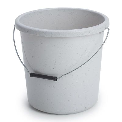 Bora Plastik Düz Kova, No: 2, 11.1 L, Gri - 1