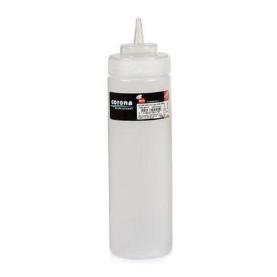 Bora Plastik Geniş Kapaklı Mayonez Şişesi, 700 ml, Şeffaf - 1