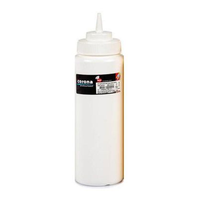 Bora Plastik Geniş Kapaklı Mayonez Şişesi, 950 ml, Beyaz - 1