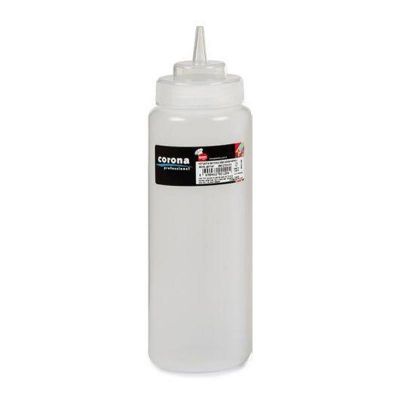 Bora Plastik Geniş Kapaklı Mayonez Şişesi, 950 ml, Şeffaf - 1