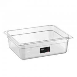 Bora Plastik GN 1/2-100 mm Polycarbonate Gastronorm Bathtub, 5 L 