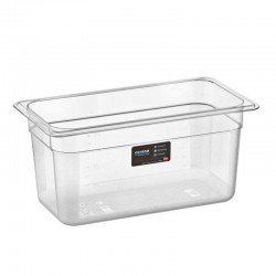 Bora Plastik GN 1/3-150 mm Polycarbonate Gastronorm Bathtub, 5 L 