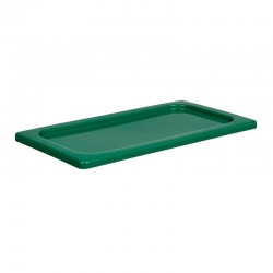 Bora Plastik GN 1/3 Locking Polypropylene Gastronorm Cap, Green - Bora Plastik