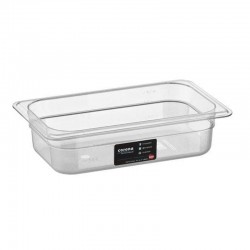 Bora Plastik GN 1/4-65 mm Polycarbonate Gastronorm Bathtub, 1.5 L - Bora Plastik