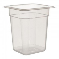 Bora Plastik GN 1/6-200 mm Polypropylene Gastronorm Bathtub - Bora Plastik