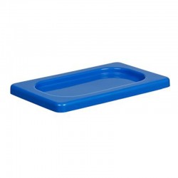 Bora Plastik GN 1/9 Locking Polypropylene Gastronorm Cap, Blue - Bora Plastik