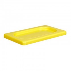 Bora Plastik GN 1/9 Locking Polypropylene Gastronorm Cap, Yellow - Bora Plastik