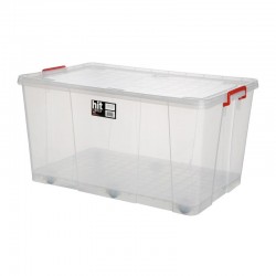 Bora Plastik Сейф на колесах Hit Box, 120 л, прозрачный - Bora Plastik