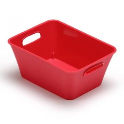 Bora Plastik Hobby Basket, No:1, 14.7x11.2 cm, Red - Bora Plastik
