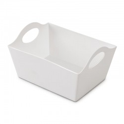 Bora Plastik Hobby Multipurpose Basket, 13.2x9.8 cm, White - Bora Plastik