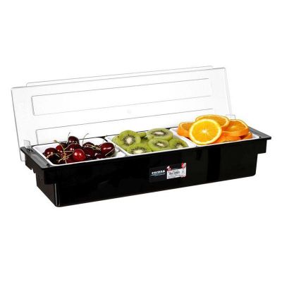 Bora Plastik Kapaklı Bar Konteyner, 3'lü, 49.5x15.7 cm - 1