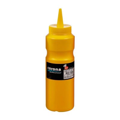 Bora Plastik Kapaklı Hardal Şişesi, 270 ml, Sarı - 1