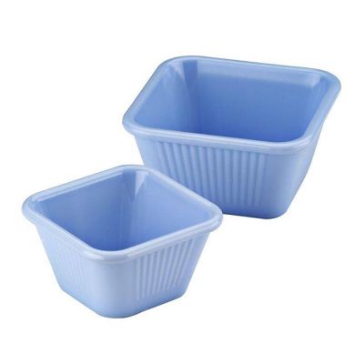 Bora Plastik Kare Sosluk, Polikarbonat, 7x3.5 cm, Mavi - 1