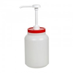 Bora Plastik Ketchup and Mayonnaise Bottle with Pump, 2000 cc - Bora Plastik