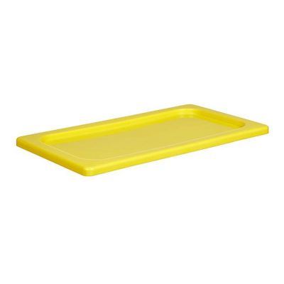 Bora Plastik GN 1/3 Kilitli Propilen Gastronorm Kapak, Sarı - 1