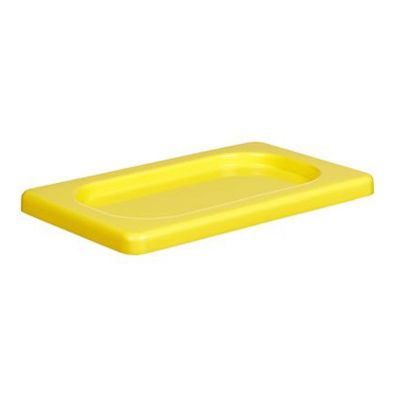 Bora Plastik GN 1/9 Kilitli Propilen Gastronorm Kapak, Sarı - 1