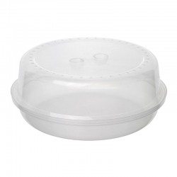 Bora Plastik غطاء حاوية فرن الميكروويف، 26.2 × 6.5 سم - Bora Plastik