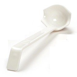 Bora Plastik No:1 Polycarbonate Ladle, White - Bora Plastik