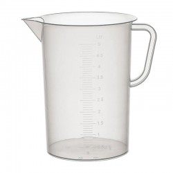 Bora Plastik Ölçü Kabı, 5 L, Şeffaf - Bora Plastik