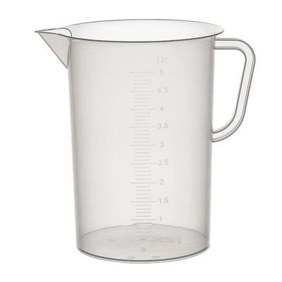 Bora Plastik Ölçü Kabı, 5 L, Şeffaf - 1