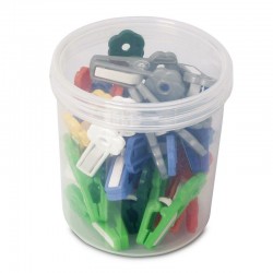 Bora Plastik Настольные защелки с узором, 24 шт. - Bora Plastik