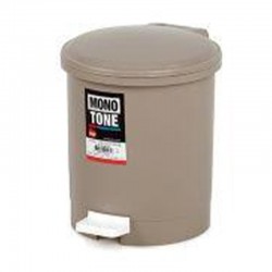 Bora Plastik Pedal Bin, No: 0, 3 L, Brown - Bora Plastik
