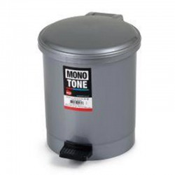 Bora Plastik Pedal Bin, No: 0, 3 L, Grey - Bora Plastik